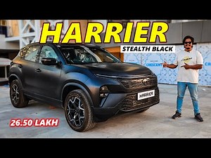 2025 Tata Harrier Matte Stealth Black – Full Review | Features, On-Road Price, Interior & More!