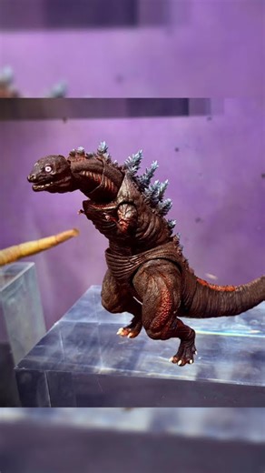 New S.H MonsterArts Godzilla The Ride & Shin Godzilla evolution set 2nd & 3rd Forms #godzilla #fyp
