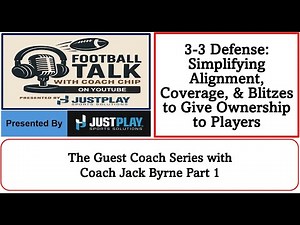 Guest Coach Series: The 3-3 Stack Defense with Coach Jack Byrne Part - 1 Foundational Football