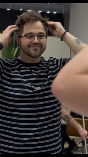 Santé Beauty Creatives-Minneapolis on Instagram: "✨ Stylist Spotlight: Hans ✨ With nearly 20 years behind the chair, Hans has been helping people feel confident, radiant, and truly themselves. What he loves most? That moment when a client sees their finished hair and their whole face lights up — it never gets old. Hans is known for his signature French Balayage, a hand-painted highlighting technique that creates soft, sun-kissed dimension and seamless grey blending. Think timeless, effortless ha