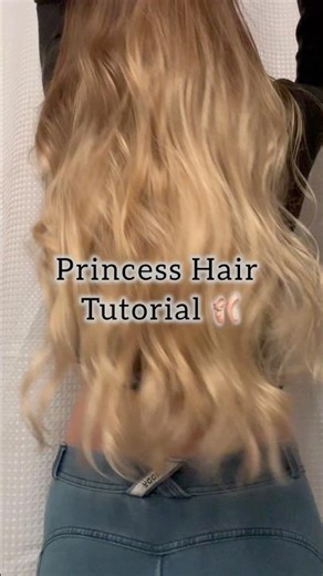Princess Hair Tutorial: 1.25” Bio Ionic Curling Iron Magic #hairstyle #hair #curlyhair #hairgrowth
