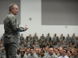 CSAF visits Guam, thanks Airmen who provide Pacific airpower