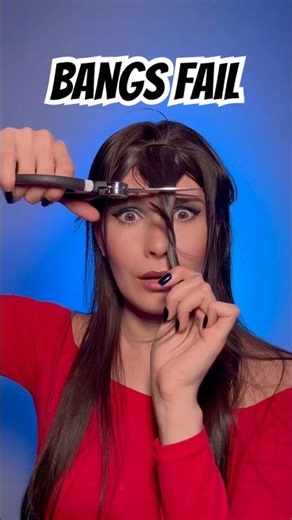 I Tried Cutting My Own Bangs