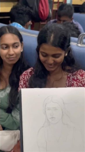 Surprise for stranger day :50/12#artchallenge #drawing #explore #livesketching #surprise #smile