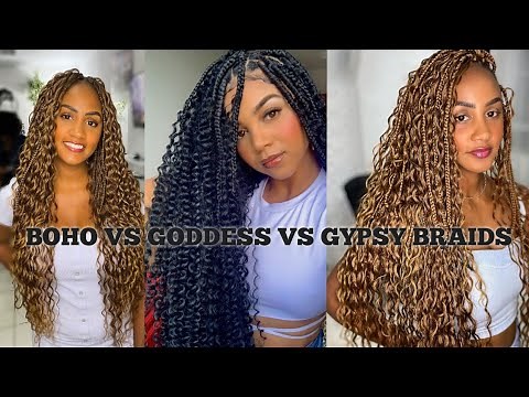 Difference Between Boho, Goddess and Gypsy Braids