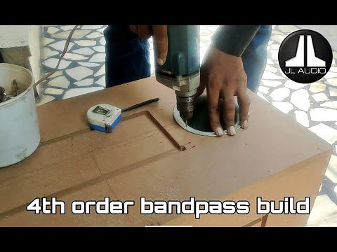 Subwoofer Box Build - Custom 4th Order bandpass for Jl Audio W3v3