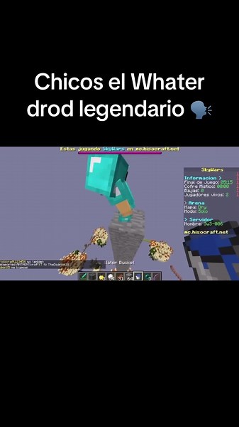 Legendario Water Drop en Minecraft