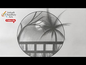 How to Draw a Palm Tree - Realistic Palm Tree Drawing Tutorial
