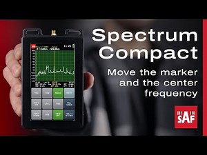 Spectrum Compact: How to move the marker and the center frequency