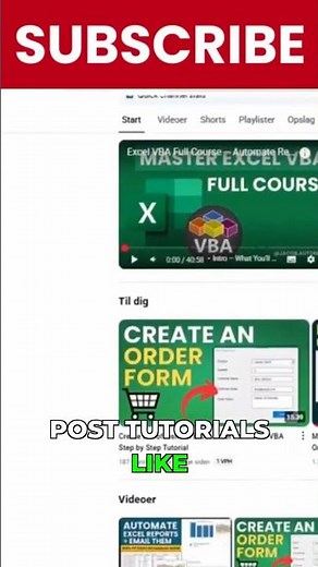 Automate Excel Processes & Learn VBA Weekly!