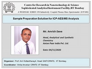 Sample preparation for ICP-AES and ICP-MS