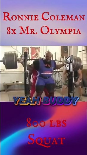 8x Mr. Olympia Ronnie Coleman YEAH BUDDY, LIGHT WEIGHT BABY