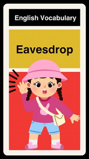 WordCraft Academy | IELTS | Spoken English | Do you eavesdrop? 🫣 What does "eavesdropping" mean? It’s when you secretly listen to someone else’s conversation without them knowing!... | Instagram