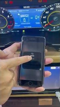 iPhone Wireless Screen Mirroring → Digital Cluster | AirPlay Tutorial (Model-Dependent)