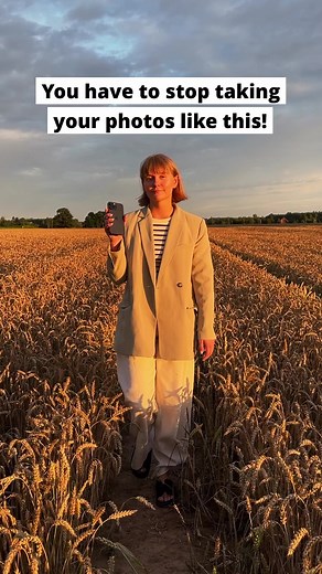 Stop making this photo mistake!😱🚫 Instead, use the camera grid to perfectly center your shot for stunning results!🙌 Follow us for more iPhone camera tips!📲 #iphonephotography #iphonecamera #cameratips #mobilephotography #portrait #portraitphotography #sunsetportrait #sunset | iPhone Photography School