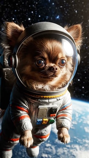 chihuahua astronaut #ai #cute #癒し #shorts #チワワ