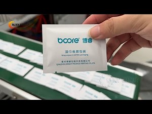 Single Pouch Wet Wipes Making Machine - Individually Wrapped Sachet