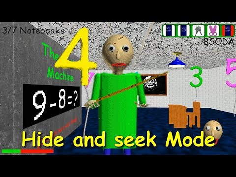 Baldi's Basics Plus Early Access (Hide and seek Mode)