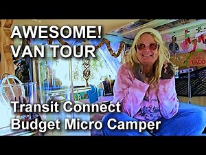 EPIC VAN TOUR: Tiny Home Camper on a budget!