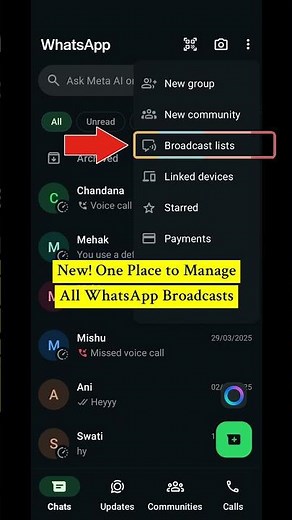 All WhatsApp Broadcasts in ONE Place! #howto #whatsapp #broadcast