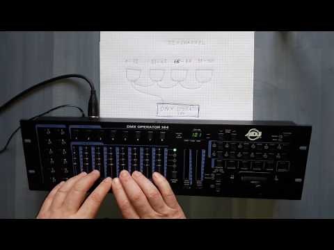Anleitung für Lichtmischpult DMX Operator 384 deutsch