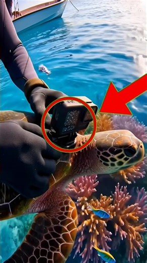 Sea Turtle GoPro POV Finds an Ancient Underwater City Wall! 🐢🌊