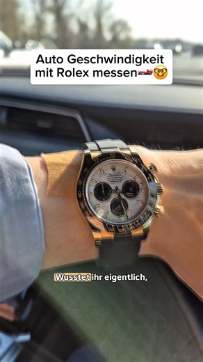 How to measure your speed with a Rolex! 🤓 #watches #rolex #shorts