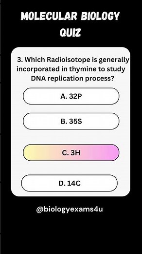 DNA Replication Quiz | Molecular biology