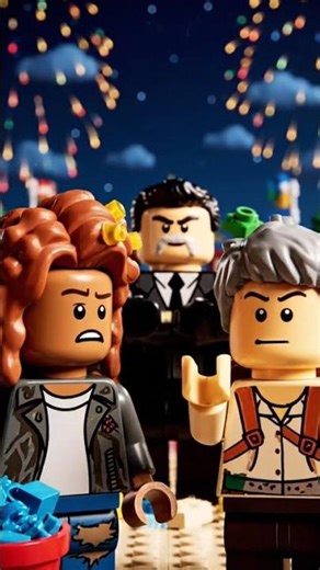 LEGO Secret Firework Block Fixes Broken Carousel🎆🤡#LEGO3D #Shorts #Animation#Comedy #Story#ytshorts