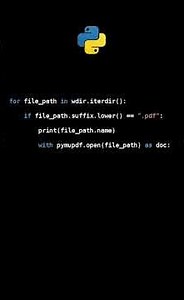 Extract Links from All PDFs in a Folder Using Python #pymupdf #pdfautomation #coding