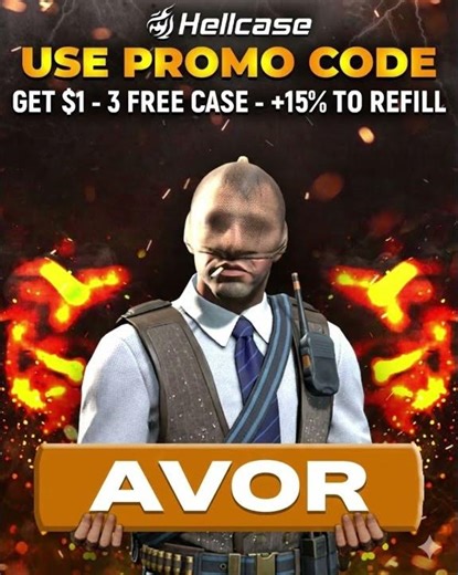 🎁 Hellcase Promo Code "AVOR" - Hellcase Free Balance! (March Current)