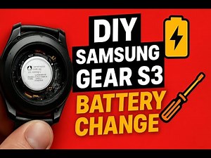 DIY Samsung Gear S3 Classic watch battery replacement