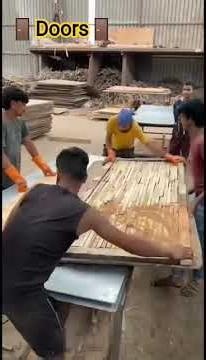 how to make Doors 🚪 #doors #workshop #machinelearning #machinery #foryou @abidnestle7555 #factory