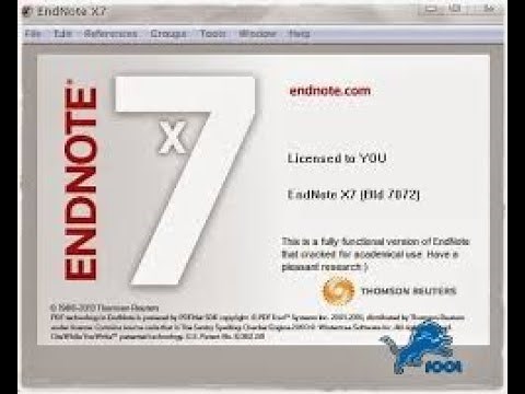 01-How to install EndNote X7