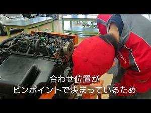 タイミングチェーンの取り付けです。