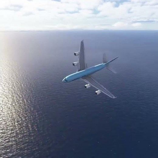 ATC Services Terminated, A380 on Final Approach #simulation #pilot #airbusA380