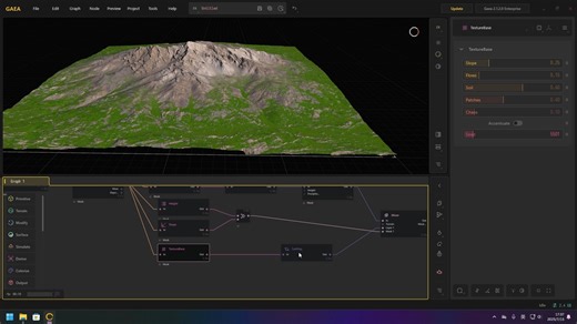地表最强地形软件Gaea2.2地型制作过程1