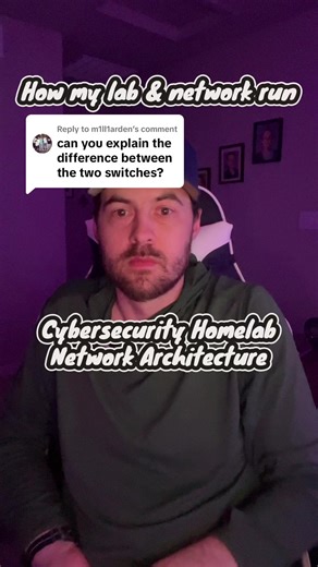 Replying to @m1ll1arden A lot of people asked how the network in my homelab actually works — here’s a quick breakdown. #homelab #cybersecurity #networking #techlearning #homenetwork