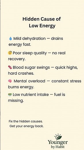 Hidden Cause of Low Energy