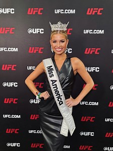 56K views · 763 reactions | From catching flights ✈️ to UFC fights 壘 Miss America is always in action! #MissAmerica #ThereSheIs | Miss America | Facebook