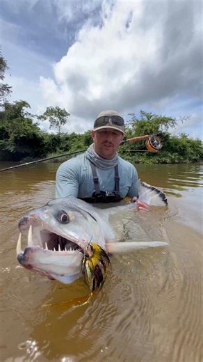 The Scariest Fish In The Amazon Jungle! #fishing #fish #scary #teeth #amazonriver | Ryan Iz Fishing