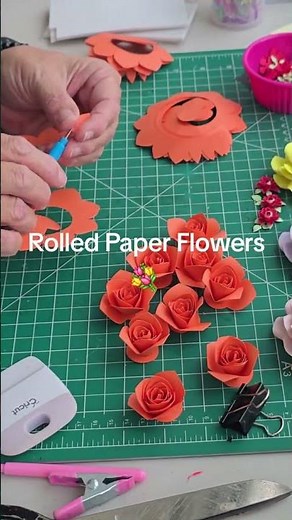 How to Make Rolled Paper Flowers 🌸 Easy DIY Paper Rose #short #paperflower #rolledpaperflowers #diy