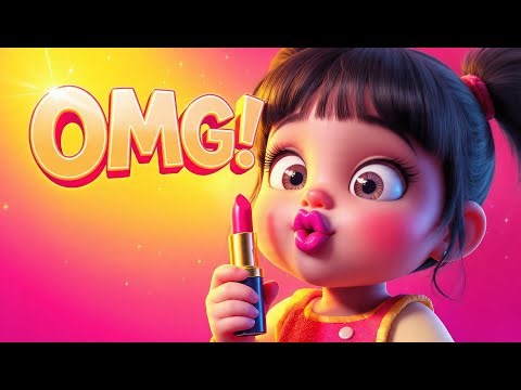OMG! | Baby Doing Makeup for the First Time 😱💄