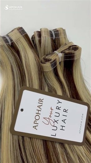 Different kinds of weft hair extensions #hairextensions #hairfactory #hairstyle #highquality