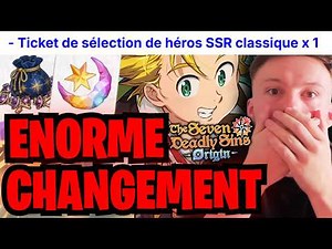 HUGE CHANGE on 7DS Origin! 😱 (And a FREE SSR 🎁)