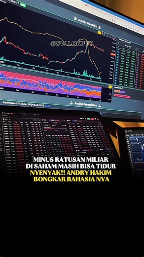 MINUS RATUSAN MILIAR DI SAHAM MASIH BISA TIDUR NYENYAK!! #andryhakim #stockwise #saham #mclaren