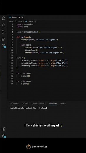 Learn Python Locks in 30 Seconds Using Traffic Signals
