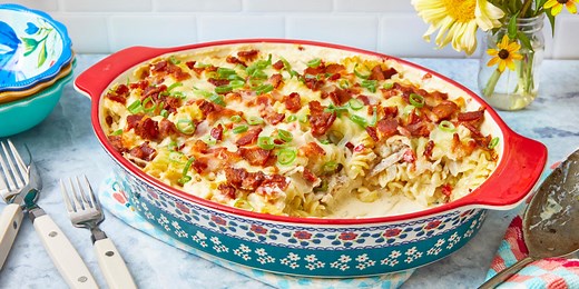 This Creamy Casserole Has Chicken, Bacon, *and* Ranch Seasoning