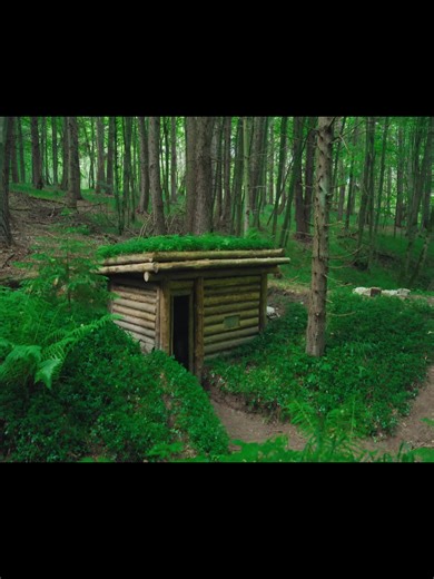 Sheltering from Thunderstorms: A Night in the Forest Cabin