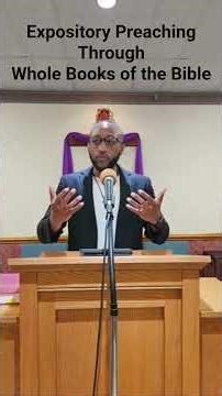 Expository Preaching through entire books of the Bible #jesus #god #love #church #motivation #bible